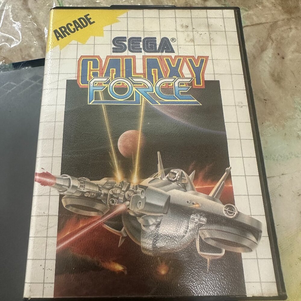 Galaxy Force Sega Master System PAL Case and Game No Manual